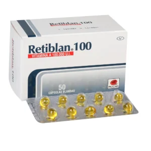 VITAMINA A 100.000 UI CAPSULA BLANDA RETIBLAN