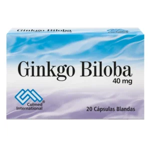 GINKGO BILOBA 40MG CAPSULA BLANDA COLMED