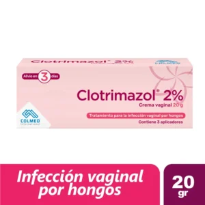 CLOTRIMAZOL 2% CREMA VAGINAL TUBO*20G COLMED
