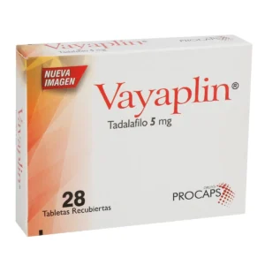 TADALAFILO 5MG TABLETA RECUBIERTA VAYAPLIN