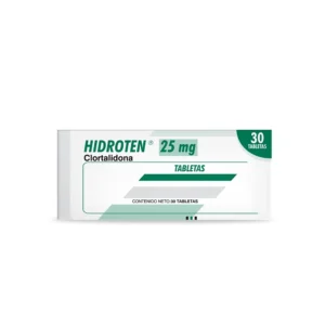 CLORTALIDONA 25MG TABLETA HIDROTEN