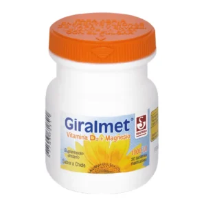 VITAMINA D + MAGNESIO MASTICABLE SABOR A CHICLE 1000UI TABLETAS MASTICABLES GIRALMET SIEGFRIED