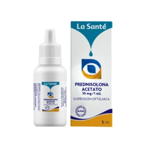 PREDNISOLONA 10mg/1ml  SUSPENSION OFTALMICA FRASCO X 5 ML LA SANTE