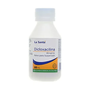 DICLOXACILINA 250MG/5ML POLVO PARA RECONSTITUIR FRASCO*80ML LA SANTE