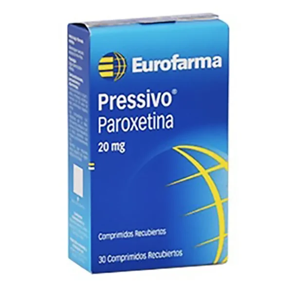 PAROXETINA 20MG COMPRIMIDO RECUBIERTO PRESSIVO