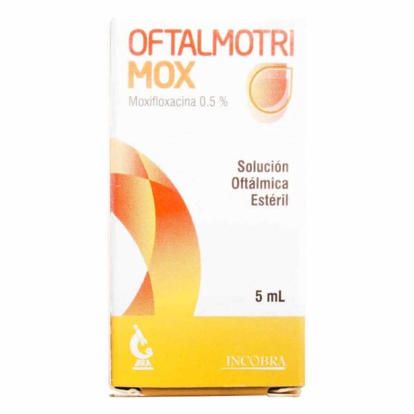 MOXIFLOXACINA 0.5% SOLUCIÓN OFTALMICA FRASCO*5ML OFTALMOTRIMOX