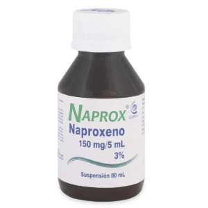 NAPROXENO 150MG/5ML SUSPENSION 3% FRASCO*80ML NAPROX