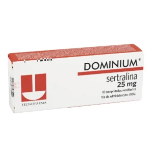 SERTRALINA 25MG COMPRIMIDO RECUBIERTO DOMINIUM