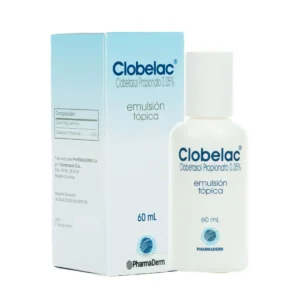 CLOBETASOL 0.05% EMULSION TOPICA FRASCO*60ML CLOBELAC