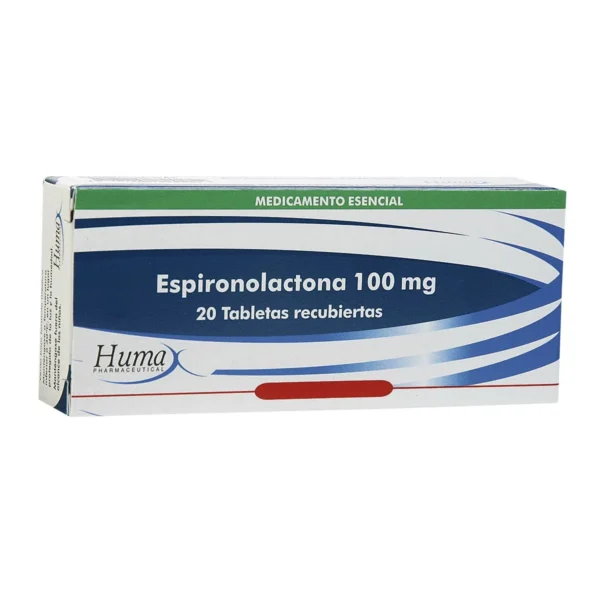 ESPIRONOLACTONA 100MG TABLETA RECUBIERTA HUMAX