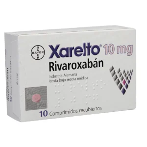 RIVAROXABAN 10MG COMPRIMIDO RECUBIERTO XARELTO 10MG