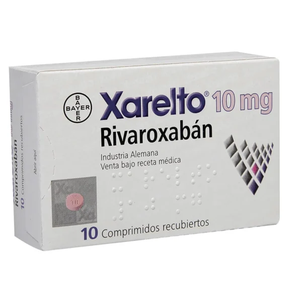 RIVAROXABAN 10MG COMPRIMIDO RECUBIERTO XARELTO 10MG