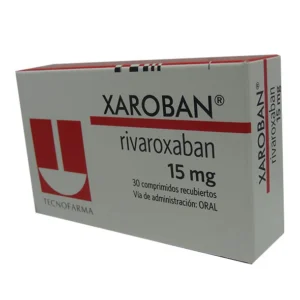 RIVAROXABAN 15MG TABLETA RECUBIERTA XAROBAN 15