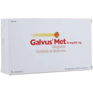 VILDAGLIPTINA/METFORMINA 50MG/850MG COMPRIMIDOS RECUBIERTOS CON PELICULA GALVUS MET