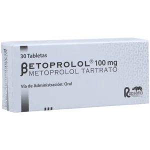 METOPROLOL 100MG TABLETA BETOPROLOL