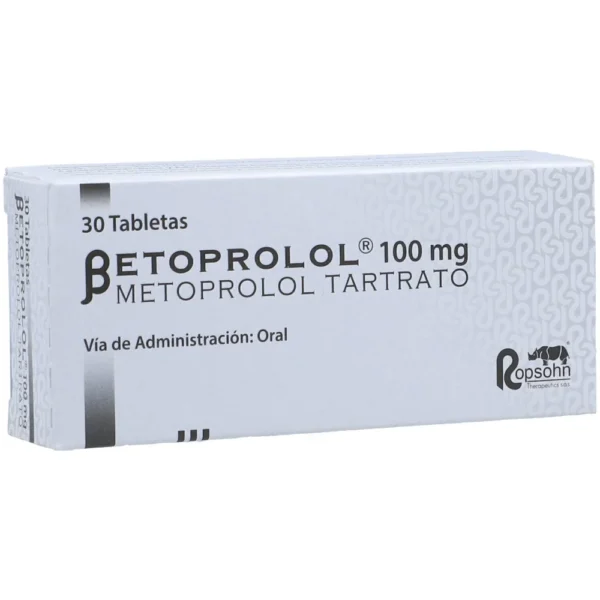 METOPROLOL 100MG TABLETA BETOPROLOL