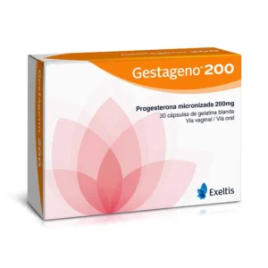 PROGESTERONA MICRONIZADA 200MG CAPSULA DE GELATINA BLANDA VIA VAGINAL/ VIA ORAL GESTAGENO 200