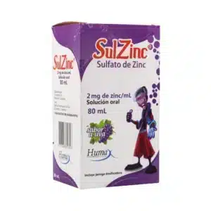 SULFATO DE ZINC 2MG/ML (0.2%) SOL ORL FCOX80ML CX1 - FARMATECH