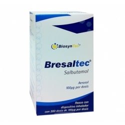 SALBUTAMOL 100MGC DOSIS SUSPENSION PAAR INHALACIÓN FRASCO X 200 DOSIS BIOSYNTEC