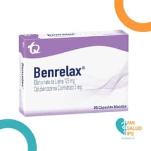 CLONIXINATO DE LISINA 125MG + CICLOBENZAPRINA CLORHIDRATO 5MG CAPSULAS BLANDAS BENRELAX