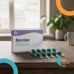 BENRELAX CLONIXINATO DE LISINA 125MG, CICLOBENZAPRINA 5MG C*20 CAPSULAS BLANDAS  - TECNOQUIMICAS