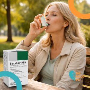 BERODUAL HFA BROMURO DE IPRATROPIO 20MCG, FENOTEROL 50MCG SOLUCION PARA INHALACION BUCAL FRASCO*200 DOSIS BOEHRINGER