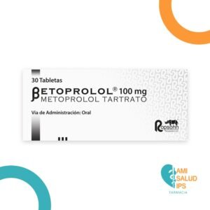 BETOPROLOL METOPROLOL TARTRATO 100MG TABLETAS ROPSOHN