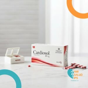 CARDIOSOL 30MG NIFEDIPINO 30MG C*30 TABLETAS RECUBIERTAS DE LIBERACION CONTROLADA POR SISTEMA OSMOTICO DE LIBERACION - PROCAPS