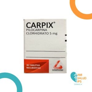 PILOCARPINA CLORHIDRATO 5MG TABLETA RECUBIERTA CARPIX