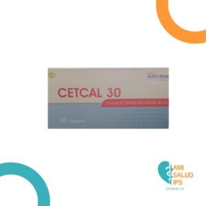 CINACALCET 30MG TABLETA RECUBIERTA CETCAL 30