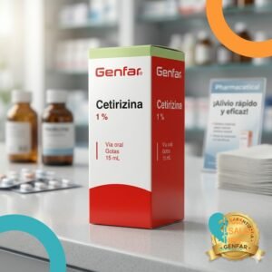CETIRIZINA 1% GOTAS FRASCO*15ML GENFAR