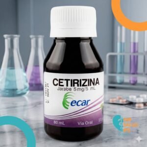 CETIRIZINA 5MG/5ML JARABE FRASCO*60ML ECAR