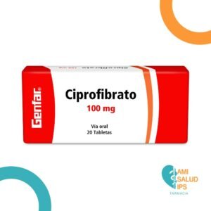 CIPROFIBRATO 100MG TABLETA GENFAR