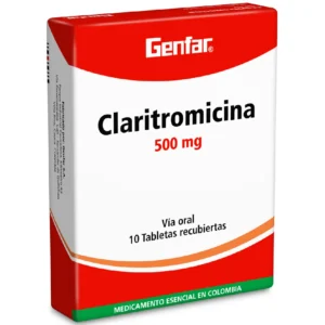 CLARITROMICINA 500MG TABLETA GENFAR