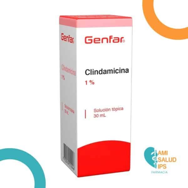 CLINDAMICINA 1% SOLUCION TOPICA FRASCO*30ML GENFAR