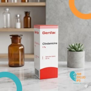 CLINDAMICINA 1% SOLUCION TOPICA FRASCO*30ML GENFAR