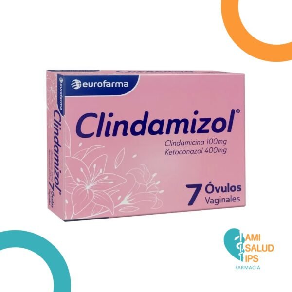 CLINDAMICINA 100MG + KETOCONAZOL 400MG OVULO VAGINAL CLINDAMIZOL