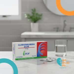 CLORFENIRAMINA 4MG BLISTERS*20 TABLETAS ECAR