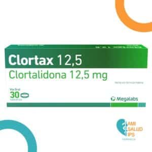 CLORTALIDONA 12.5MG TABLETA CLORTAX