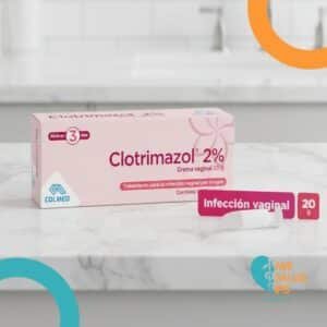 CLOTRIMAZOL 2% CREMA VAGINAL TUBO*20G + APLICADORES COLMED