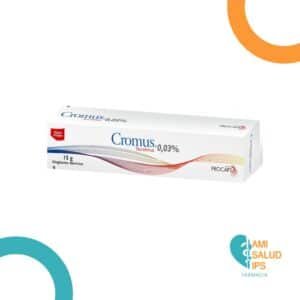 TACROLIMUS 0.03% UNGÜENTO DERMICO TUBO*15G CROMUS