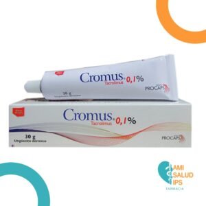 CROMUS TACROLIMUS 0.1% UNGÜENTO DERMICO TUB*30G PROCAPS