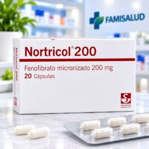 NORTRICOL 200 FENOFIBRATO 200MG BLISTERS*20 CAPSULAS SIEGFRIED