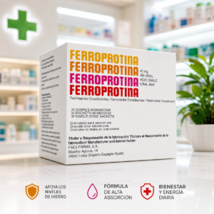 FERROPROTINA FERRIMANITOL OVOALBUMINA 40MG GRANULOS PARA RECONSTITUIR A SOLUCION ORAL C*30 SOBRES FAES FARMA