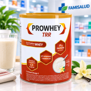 PROWHEY TRR VAINILLA LAT*336 G ALIMENTO ESPECIAL POLIMERICO HIPERCALORICO HIPERPROTEICO A BASE DE PROTEINA DE SUERO LACTEO MALTODEXTRINA VITAMINAS, MINERALES Y ACEITES VEGETALES POL ORL BOYDORR