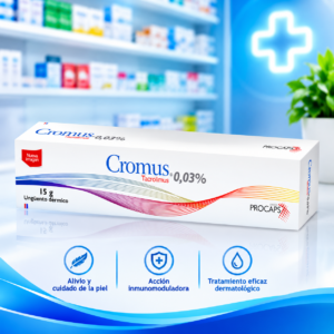 CROMUS TACROLIMUS 0.03% UNGUENTO DERMICO TUB*15G PROCAPS