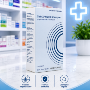 CLOBETASOL 0.05% SHAMPOO USO TOPICO FRASCO*125ML CLOB-X GALDERMA