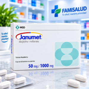 JANUMET METFORMINA 1000MG, SITAGLIPTINA 50MG  C*56 TABLETAS RECUBIERTAS - MSD