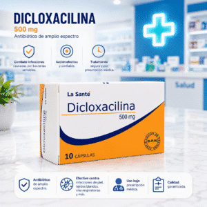DICLOXACILINA 500MG BLISTER * 10 CAPSULAS LA SANTE