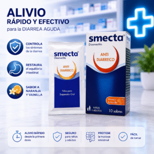 SMECTA DIOSMECTITA 3G POLVO PARA RECONSTITUIR A SUSPENSION ORAL C*10 SOBRES - MAYOLY PHARMA